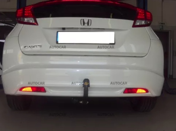Autohak Honda Civic 5 ajtós 2012/01 - 2014/12 (1500kg/75kg) vonóhorog 1