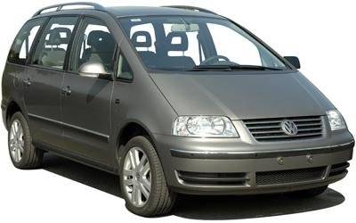 Volkswagen Sharan I facelift 2000-2010 vonóhorog