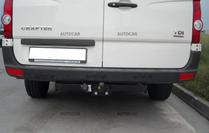 Autohak Mercedes Sprinter II  doboz/busz 3,665/4,325m  /5T is!/ szimpla/duplakerék fellépő nélkül 2006 - 2018 (3500kg/150kg) vonóhorog 2
