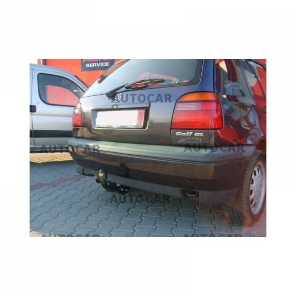Autohak Volkswagen Golf III ferdehátú/cabrio 1991 - 1998 (1500kg/75kg) vonóhorog 1