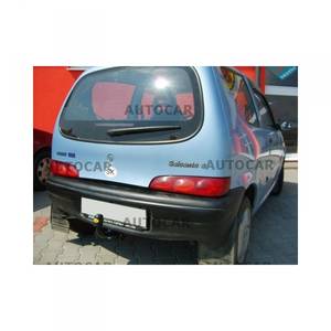 Autohak Fiat Seicento /rendszámtakarás/ 1998- (400kg/28kg) vonóhorog 1
