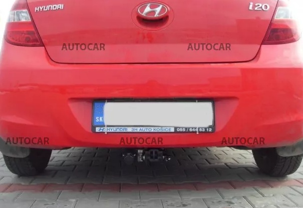 Autohak Hyundai i20 2008 - 2014 (1200kg/50kg) Hyundai i20 I 2008 - 2014 vonóhorog 2