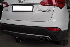 Autohak Hyundai Santa Fe 2012 - 2018/08  (2500kg/100kg) vonóhorog 1