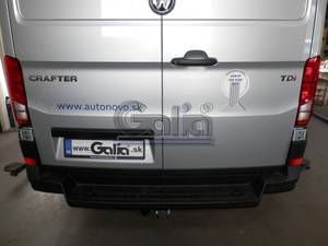 Galia Volkswagen Crafter doboz/busz szimplakerék fellépős 2016- (3500kg/150kg) vonóhorog 1