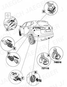 Típusspecifikus elektronika 13 tűs Nissan Qashqai elektronika 2014 - 2019/04 vonóhorog 1