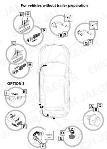 Típusspecifikus elektronika 13 tűs Volkswagen Golf 7 /előkészítéssel és előkészítés nélkül is/ 2012 - 2019 vonóhorog 3